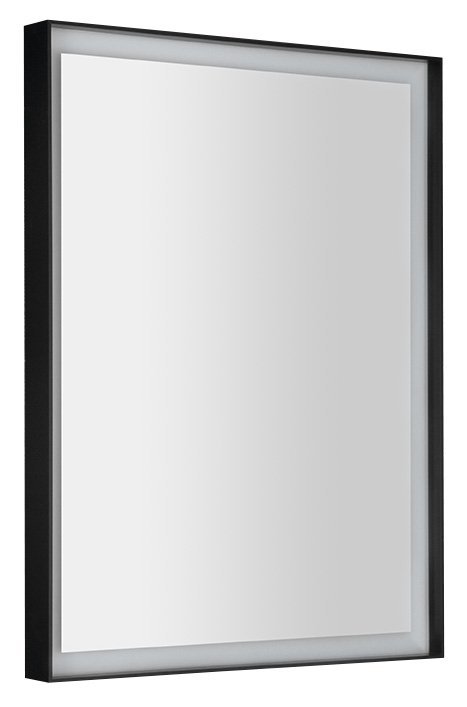 SORT LED beleuchteter Spiegel 600x800mm, schwarz matt