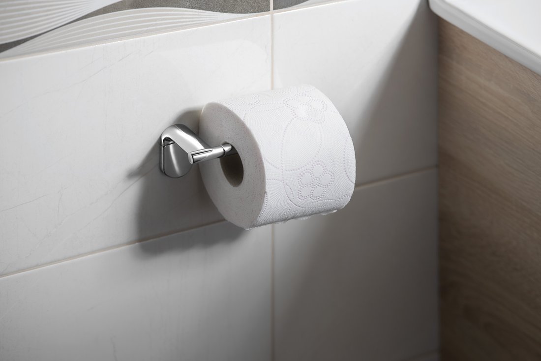 ZERO Toilettenpapierhalter ohne Deckel, Chrom