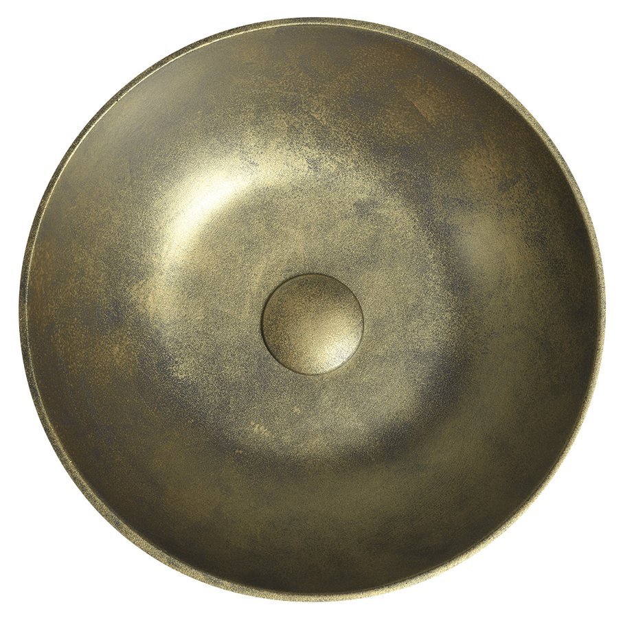 FORMIGO Betonwaschbecken, Durchmesser 39 cm, Gold