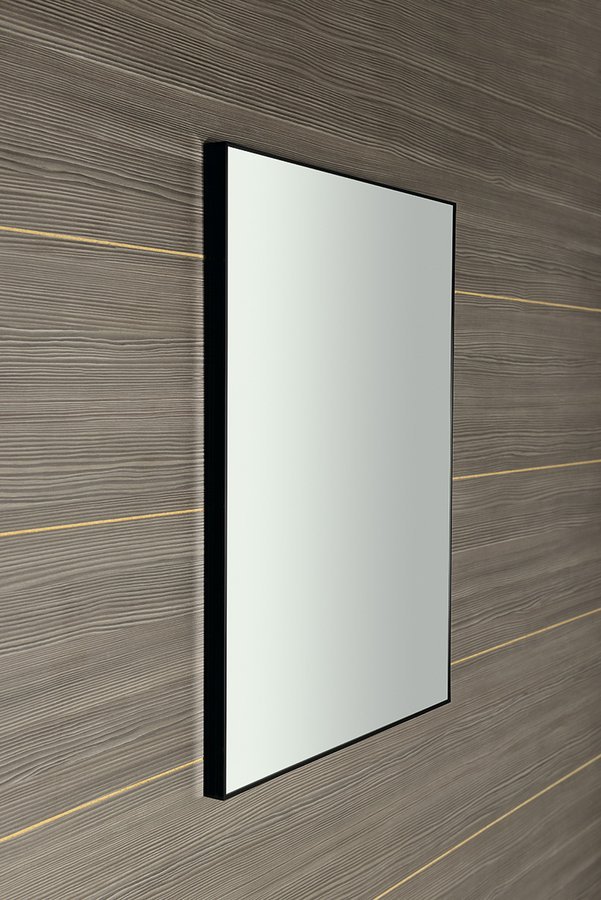 AROWANA Spiegel mit dem Rahmen, 500x800mm, schwarz Matte