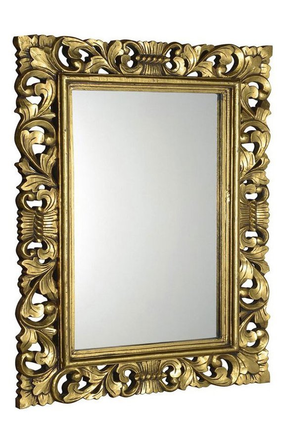 SCULE Rahmenspiegel, 70x100cm, Gold Antique