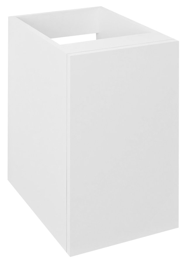ODETTA unterer Türschrank 30x50x43,5cm, rechts/links, weißer Glanz