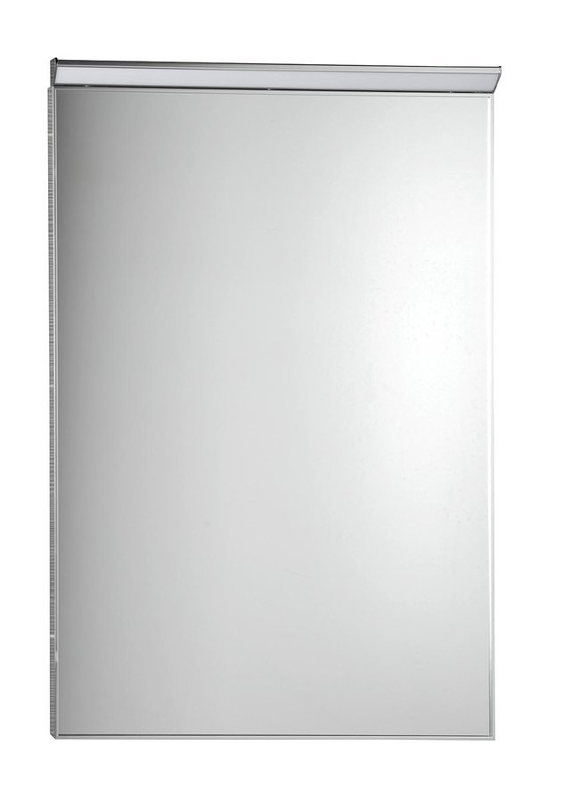 BORA Spiegel im Rahmen 600x800mm mit LED Beleuchtung und einem Schalter, Chrom