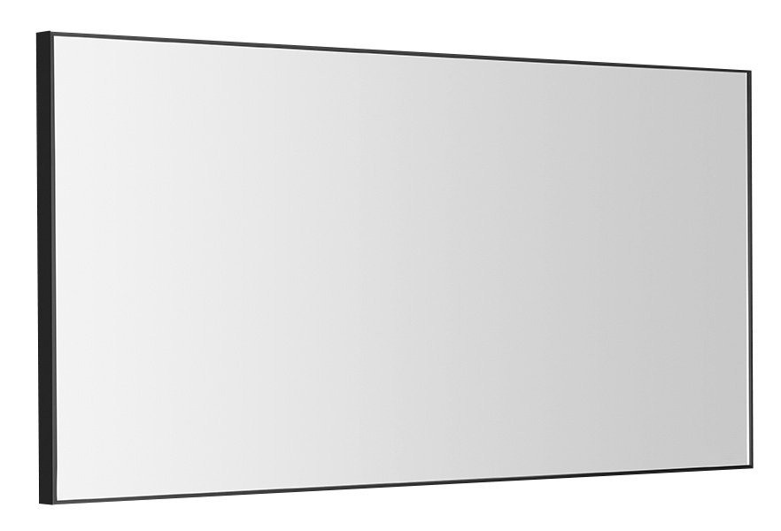 AROWANA Spiegel mit dem Rahmen, 1000x500mm, schwarz Matte