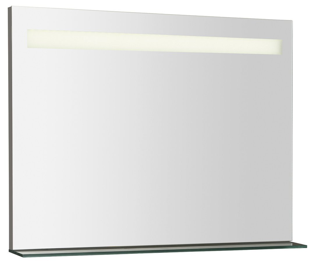 BRETO LED beleuchteter Spiegel mit Ablage 800x608mm