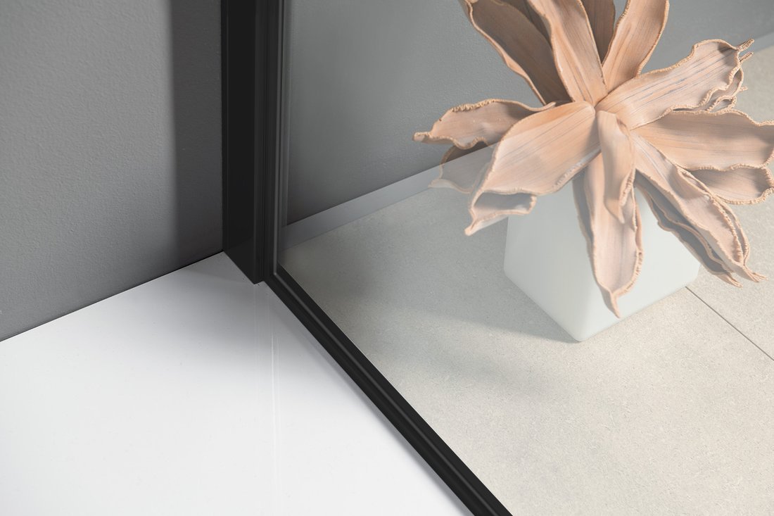 MODULAR SHOWER Glaswand für Wandmontage, 1-teilig, 1100mm