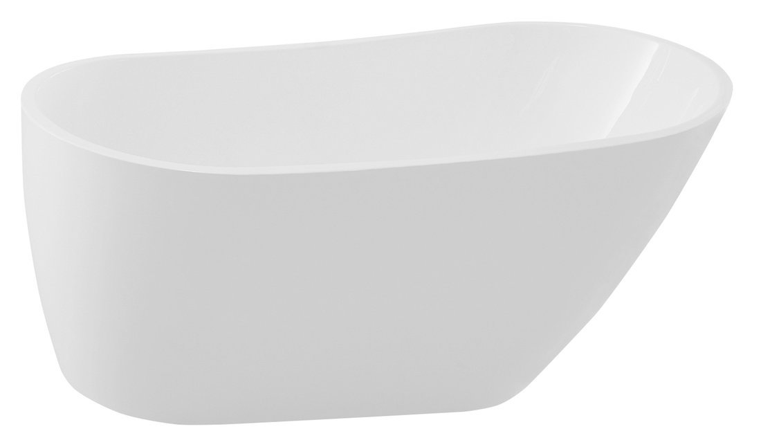 TISA Freistehende Badewanne 150x75 cm, weiß