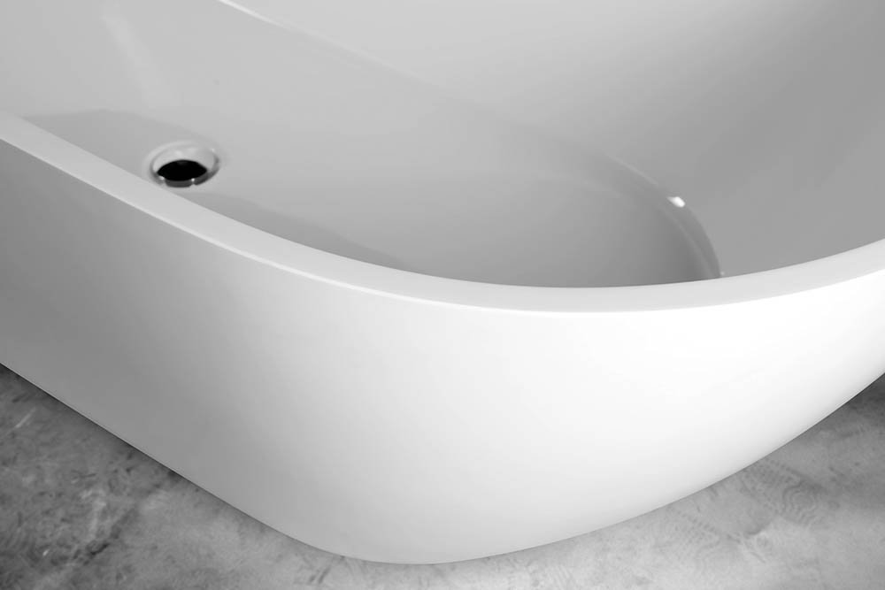 REDUTA Freistehende Badewanne 150x75x46cm, weiß