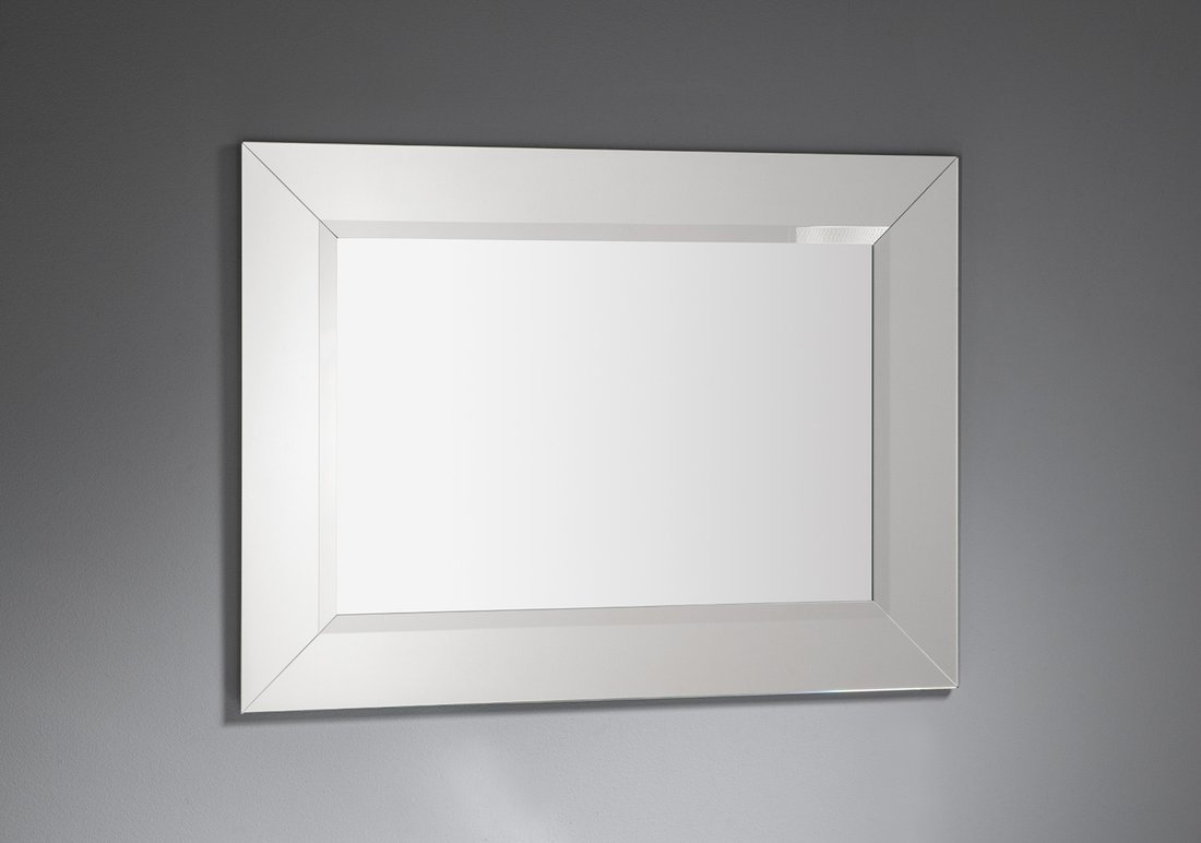 ARAK Spiegel mit Leisten und Facette, 90x70cm