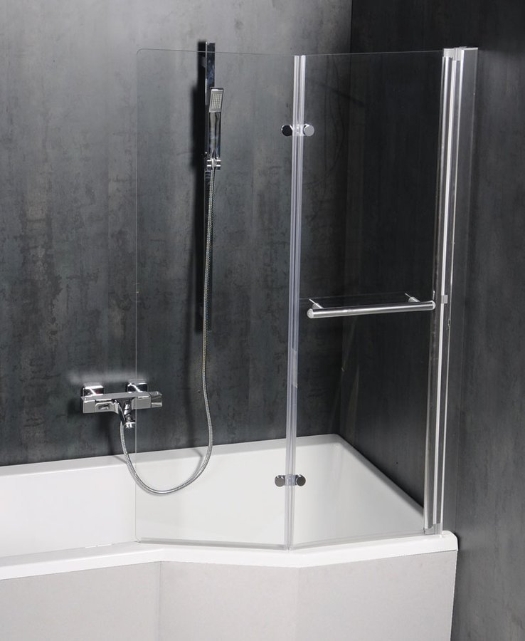 VERSYS R asymmetrische Badewanne 160x84x70cm, rechts, weiß