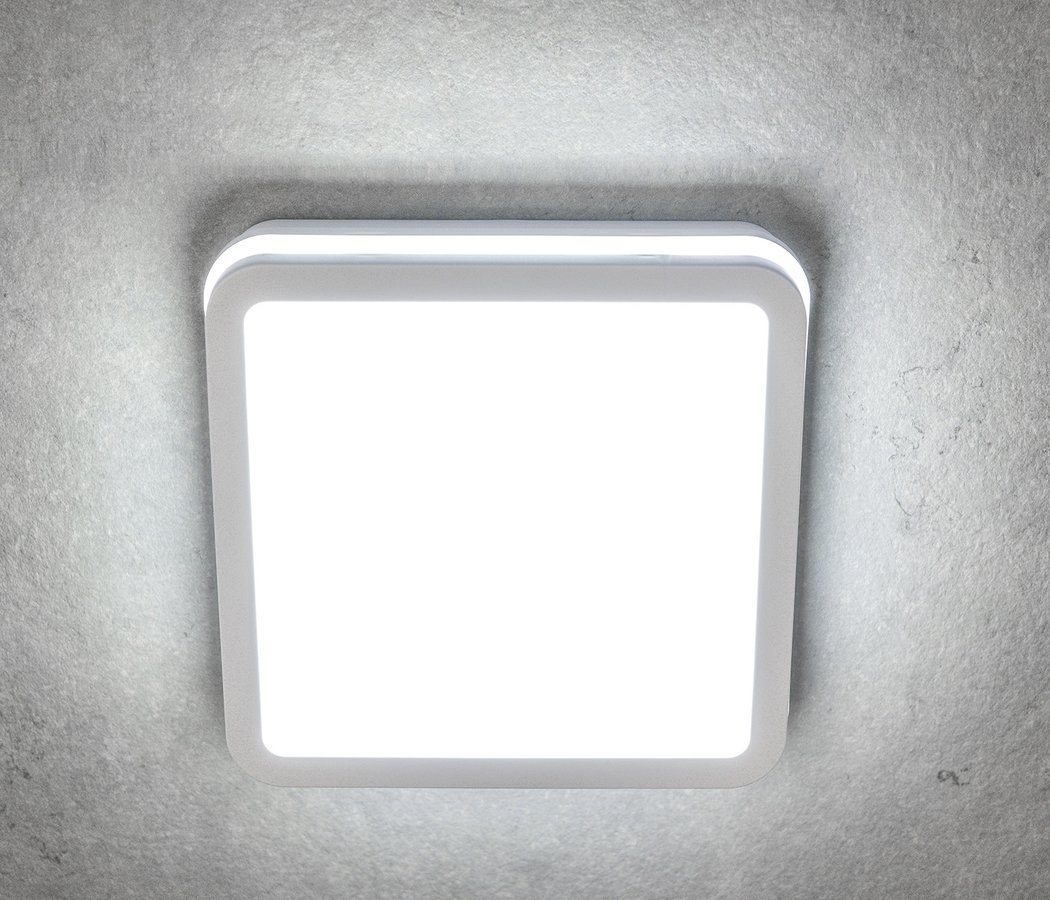 BENO LED-Deckenleuchte 260x55x260mm, 24W, weiß