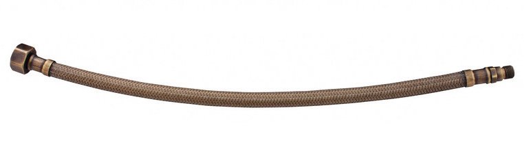 Flexibler Schlauch, Edelstahl M10x3/8", 35 cm, bronze