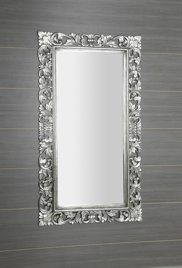 SCULE Rahmenspiegel, 80x150cm, Silber Antique