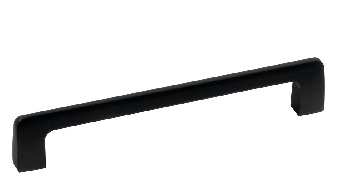 Badmöbelgriff, Abstand 160mm, matt schwarz