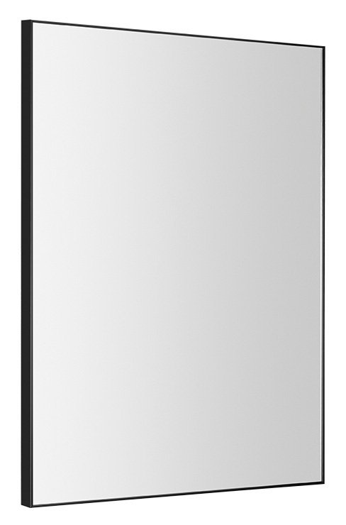 AROWANA Spiegel mit dem Rahmen, 600x800mm, schwarz Matte