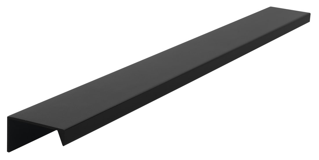 Badmöbelgriff, Abstand 192mm, matt schwarz