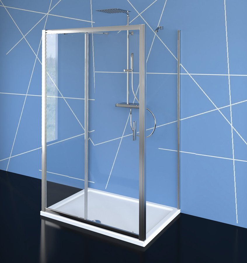 EASY LINE Duschkabine drei Wänden 1000x900mm, L/R Variante, Klarglas