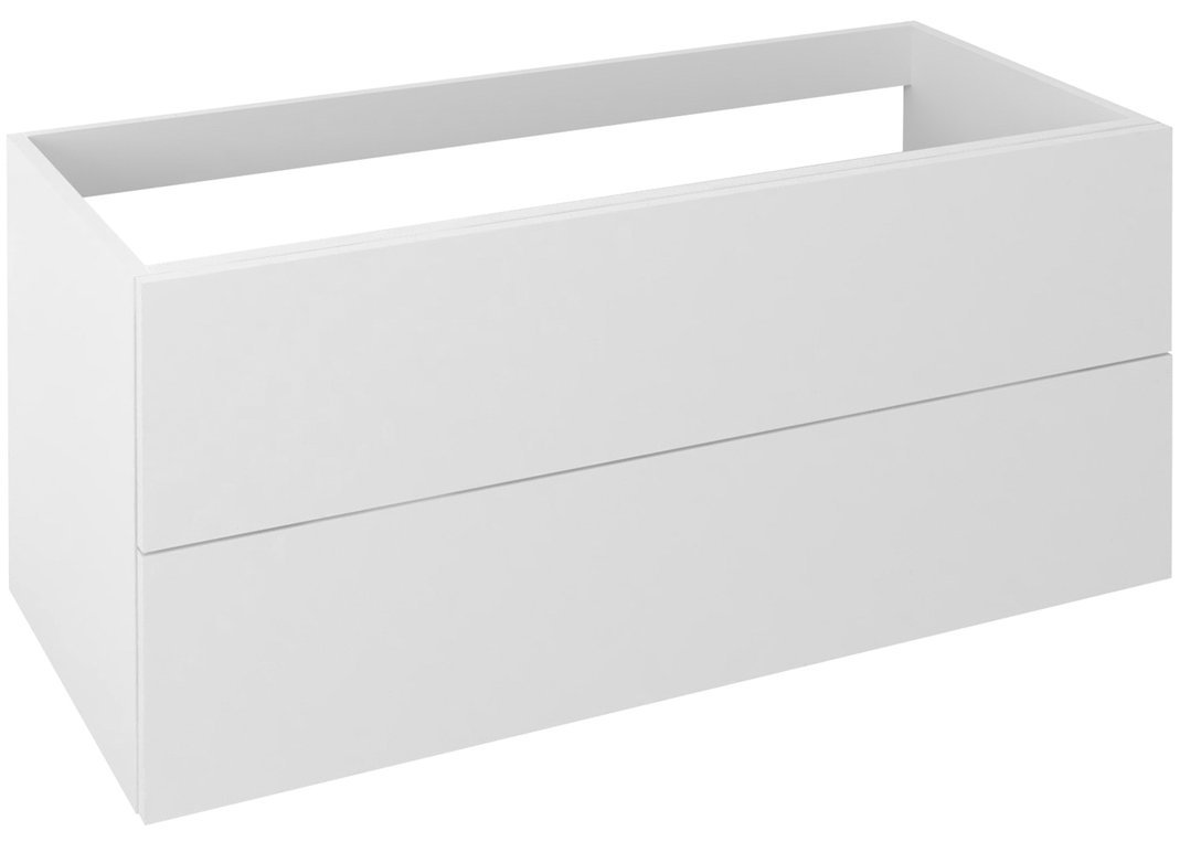 TREOS Unterschrank 110x53x50,5cm, Weiße matt (TS110)