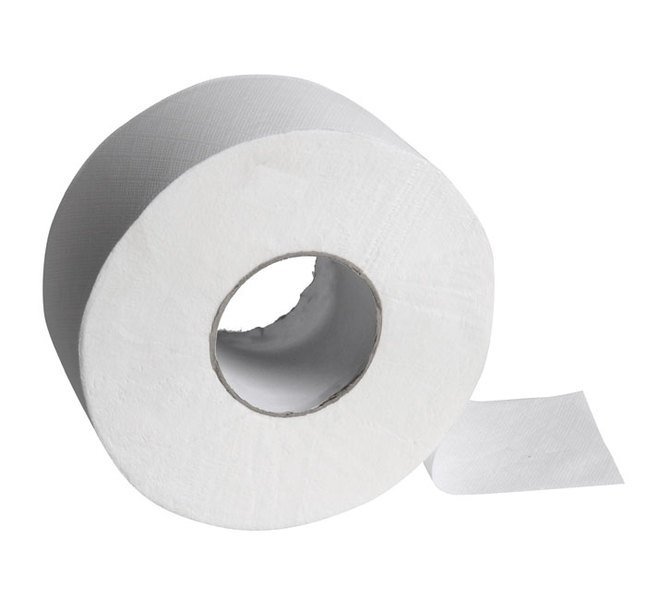 JUMBO soft Toilettenpapier, zweilagig , Durchmesser 27,5cm, L. 340m, Rollendurchmesser 76mm, 3 Stk.