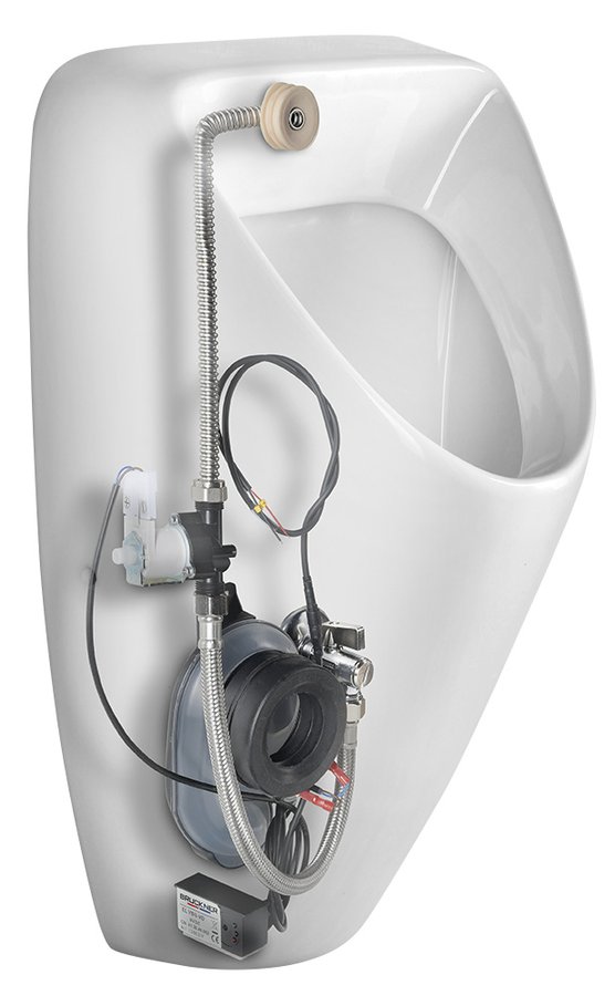 SCHWARN Selbstspülendes Urinal 6V DC, verdeckter Wasseranschluss