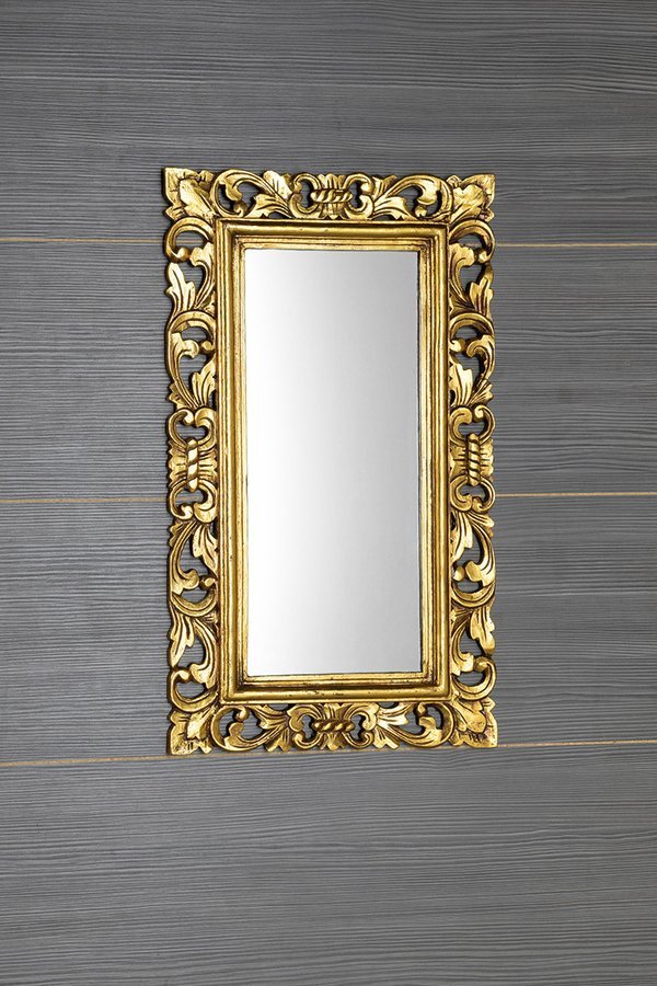 SAMBLUNG Rahmenspiegel, 40x70cm, Gold