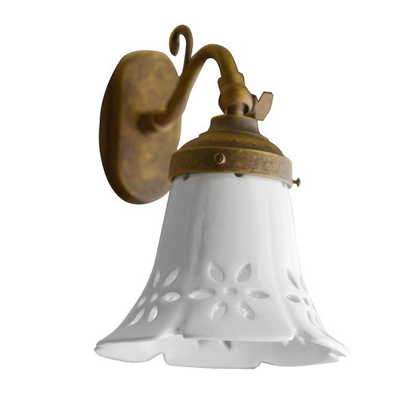 MARSALA Lampe E14 40W, 230V, Keramikschirm, bronze
