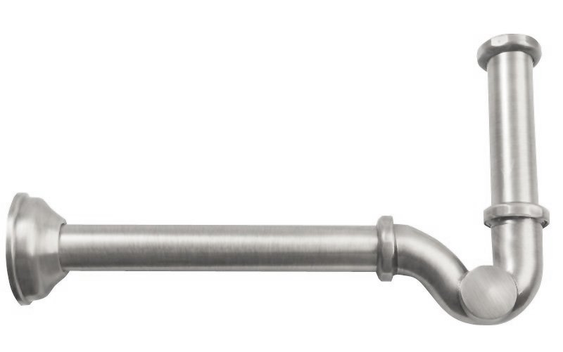 Bidet-Siphon 5/4", Abfluss 32mm, poliertes Nickel