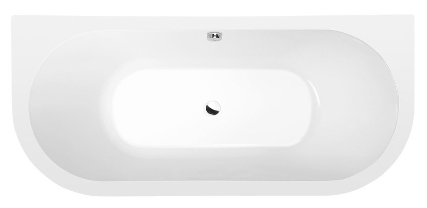 VIVA D MONOLITH Acryl-Badewanne 170x75x60cm, weiß