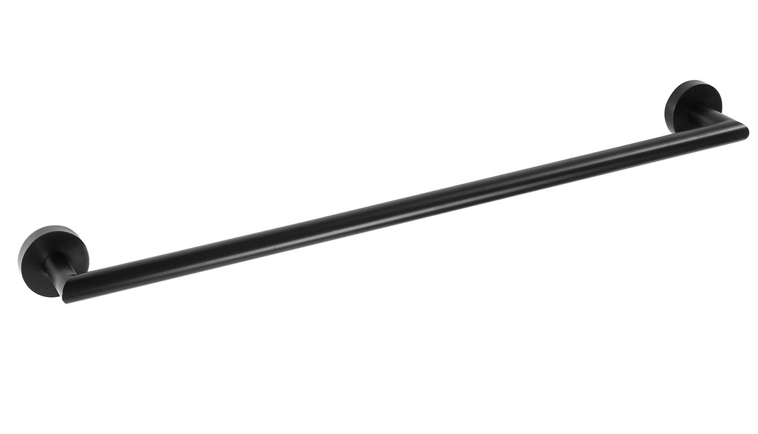 X-ROUND BLACK Handtuchhalter 505mm, Schwarz