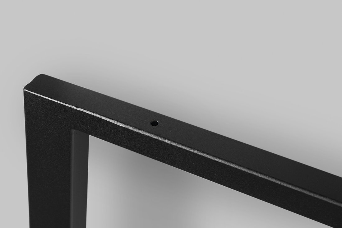 TWIGA Stahlbeine 100x67cm, schwarz matt, 2 Stück