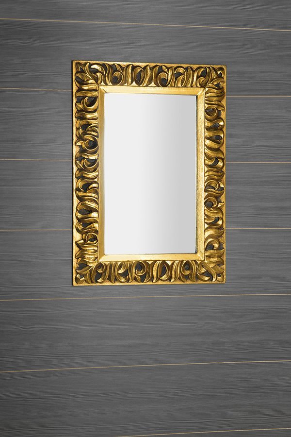ZEEGRAS Rahmenspiegel, 70x100cm, gold