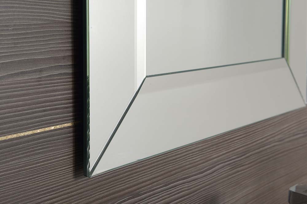 ARAK Spiegel mit Leisten und Facette, 90x70cm