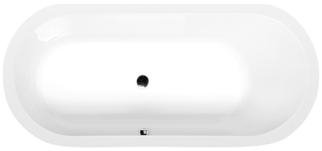 ASTRA O Ovale Badewanne 165x75x48cm, weiß