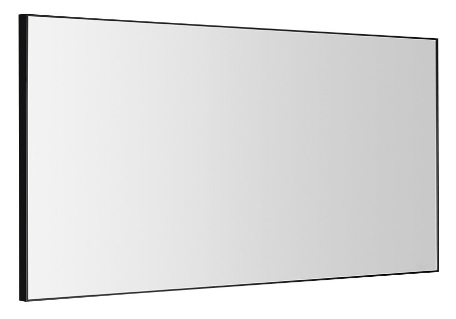 AROWANA Spiegel mit dem Rahmen, 1200x600mm, schwarz Matte