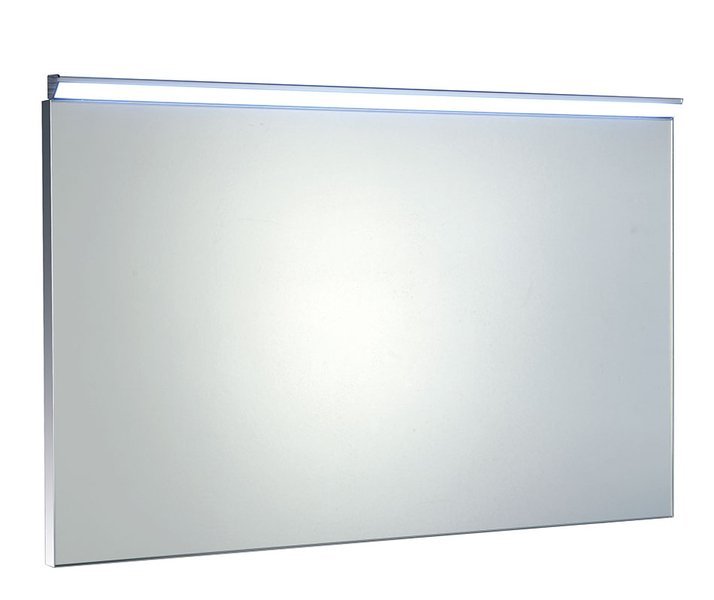 BORA Spiegel im Rahmen 1000x600mm mit LED Beleuchtung und einem Schalter, Chrom
