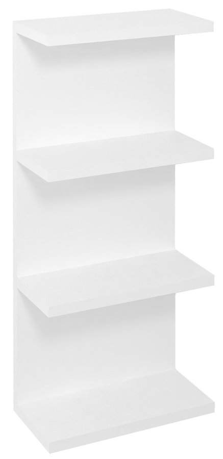 RIWA offenes Regal 30x70x15cm, weißer Glanz