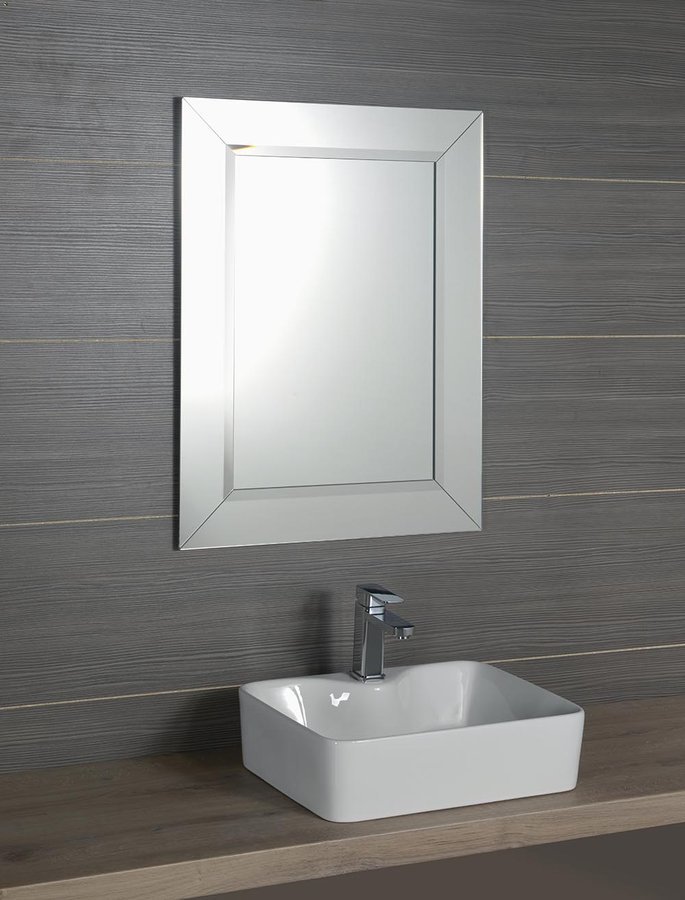 ARAK Spiegel mit Leisten und Facette, 60x80cm
