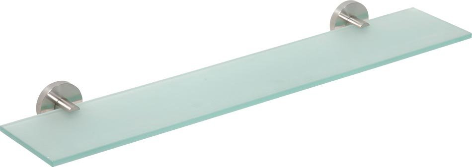 X-STEEL Glasablage 600mm, gebürsteter Edelstahl