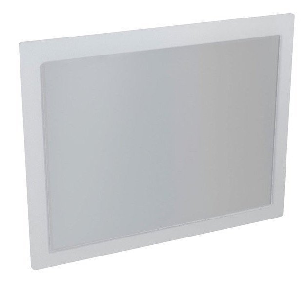 MITRA Spiegel im Rahmen 92x72x4cm, weiß