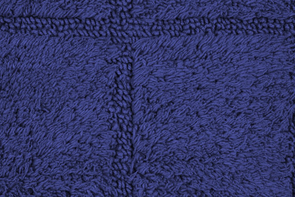 DELHI Badvorlage 50x80 cm, 100% polyester, dunkelblau