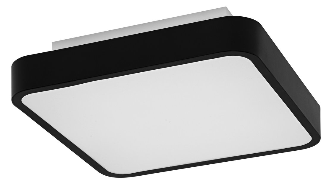 ORBIS BACKLIGHT Deckenleuchte, 350x350mm, WIFI RGB + dimmbar, 2800 lm, 28 W, schwarz