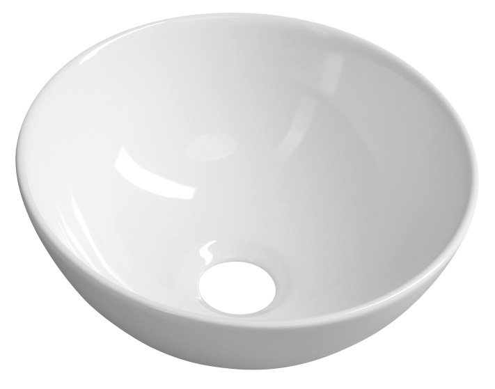 ASTER Keramik-Waschtisch, Durchmesser 28x11 cm, zum Aufsetzen