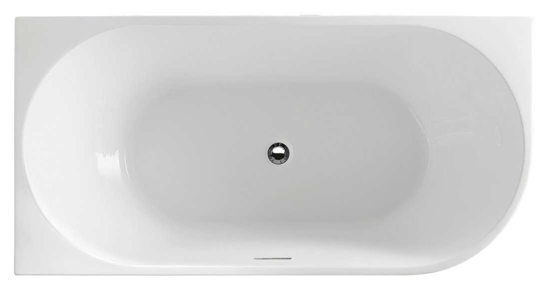 TIBERA L Freistehende Badewanne 140x70 cm, weiß