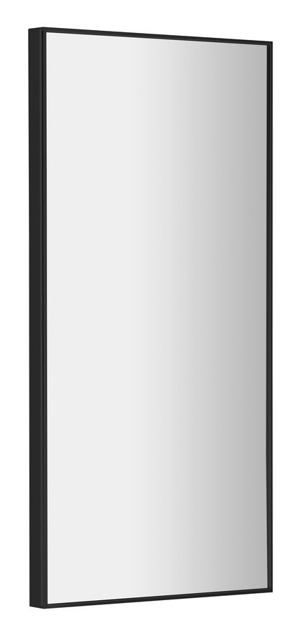 AROWANA Spiegel mit dem Rahmen, 350x900mm, schwarz Matte