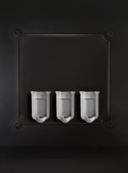WALDORF Urinal 44x72 cm, inkl. Siphon und Befestigungsset