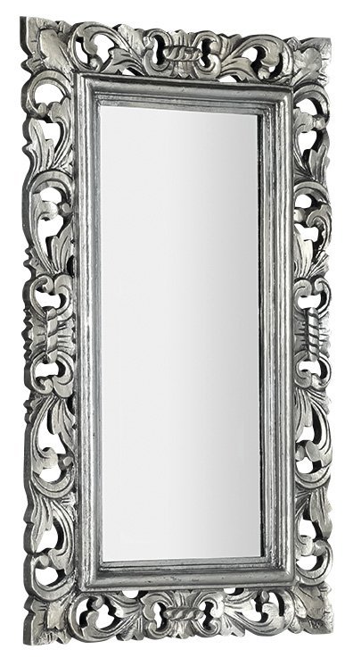 SAMBLUNG Rahmenspiegel, 40x70cm, Silber Antique