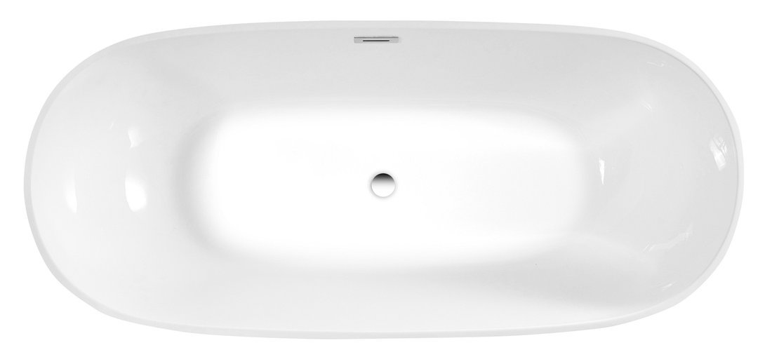 DOURO Freistehende Badewanne 180x80 cm, weiß