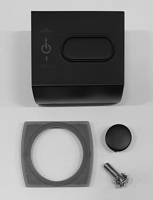 Umsteller-Schalter für KJ639, ABS/schwarz
