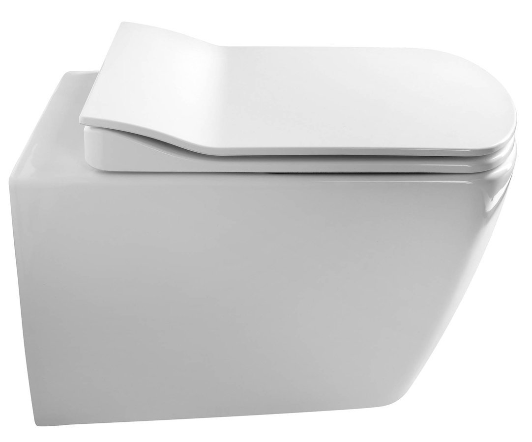 GLANC Hänge-WC, Rimless, 37x51,5 cm, weiss