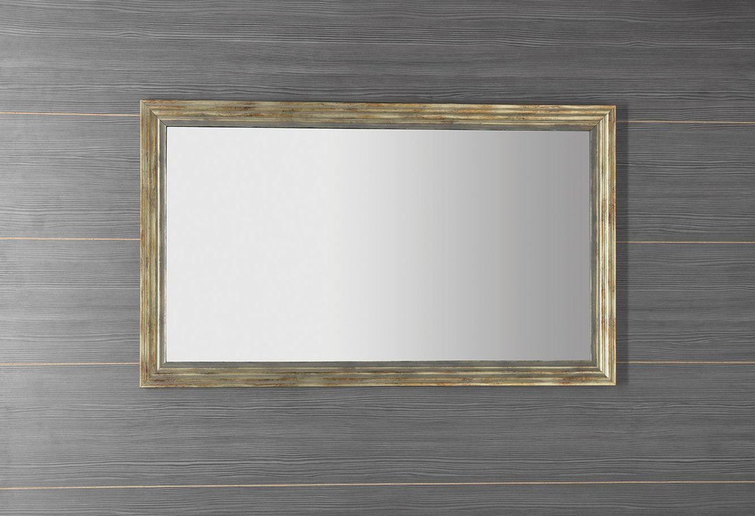 DEGAS Spiegel im Holzrahmen 716x1216mm, Schwarz/alt- Bronze